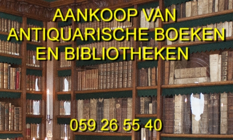 aankoop antiquarische boeken en bibliotheken